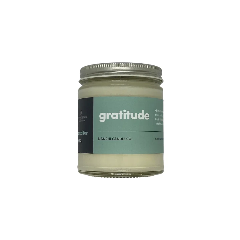 8oz Gratitude Inspirational Candle