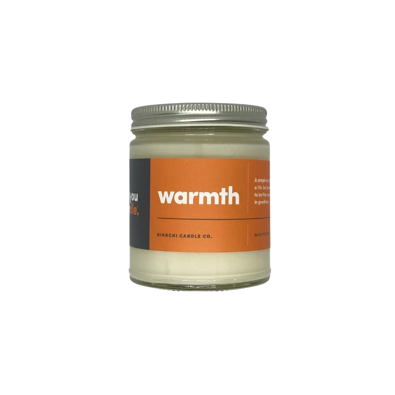 8oz Warmth Inspirational Candle