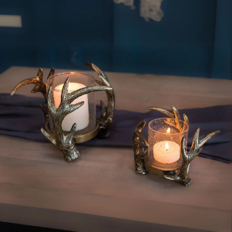 Antler Tea Light Candle Holder