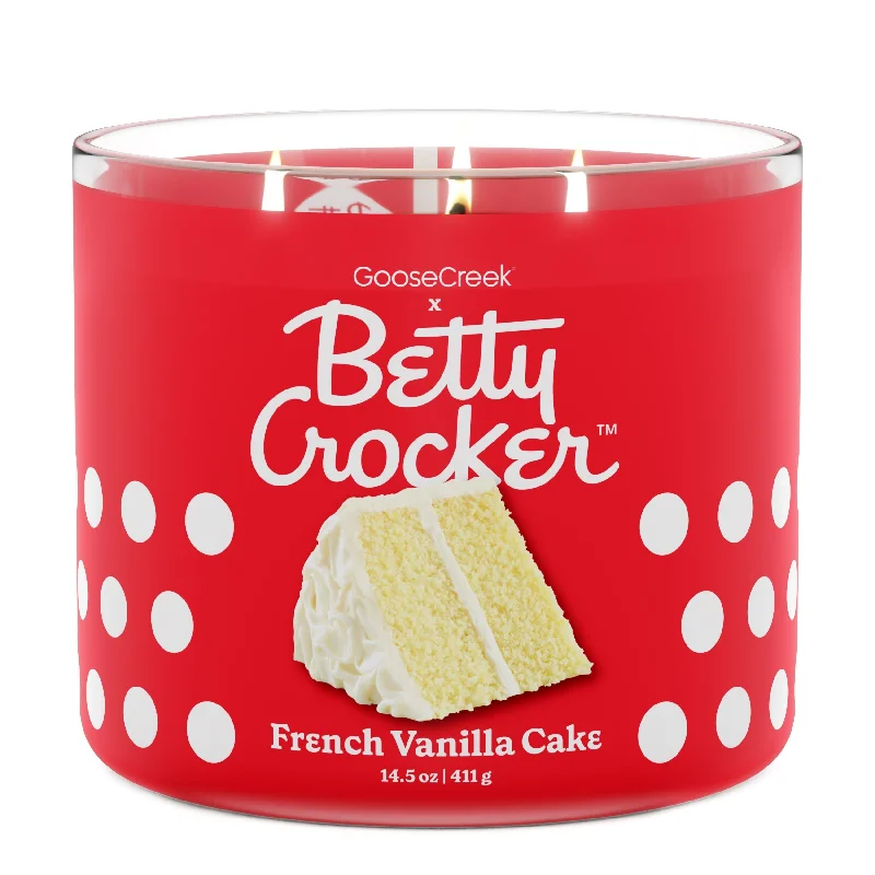 French Vanilla Cake Betty Crocker 3-Wick Candle