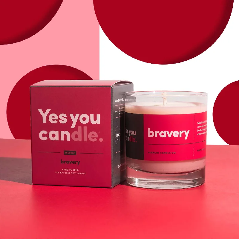 Bravery Inspirational Candle