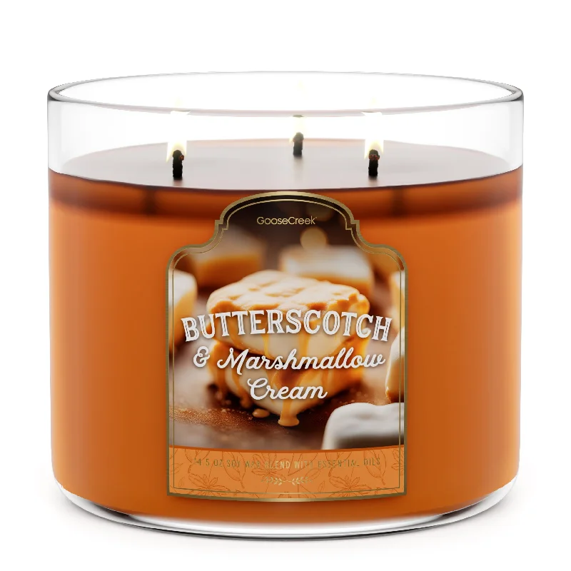 Butterscotch & Marshmallow Cream 3-Wick Candle