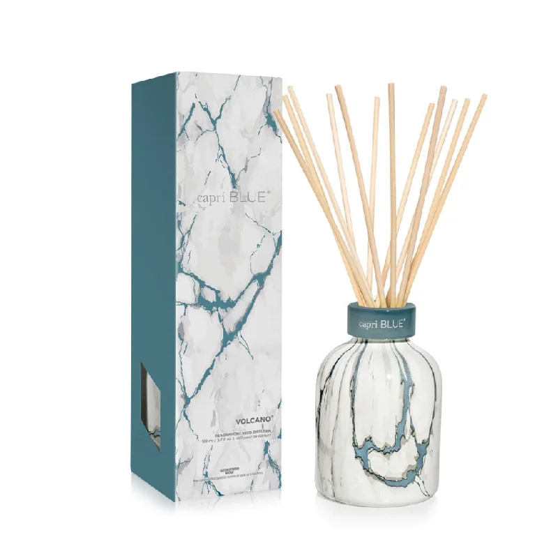 Capri Blue Modern Marble Petite Reed Diffuser - Volcano