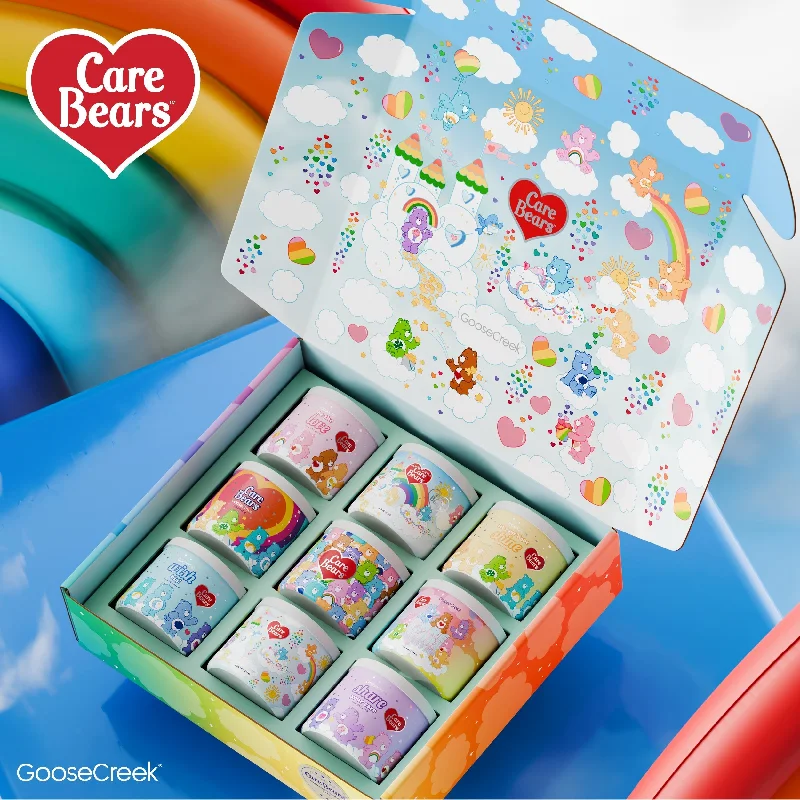 Care Bears Limited Edition Collector's Box  - Includes 9 3-Wick Candles