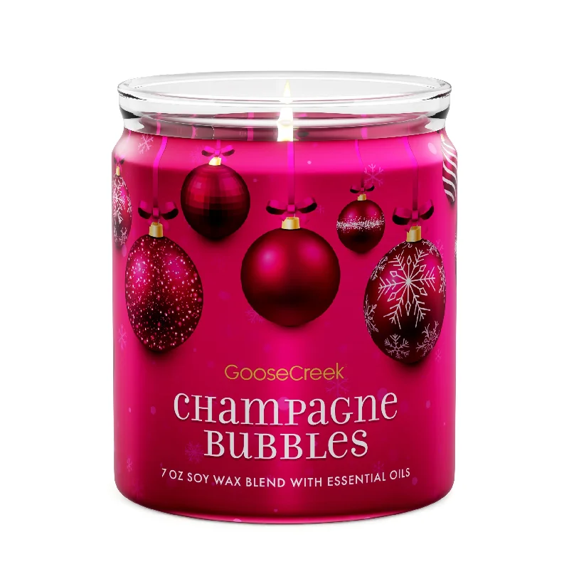 Champagne Bubbles 7oz Single Wick Candle