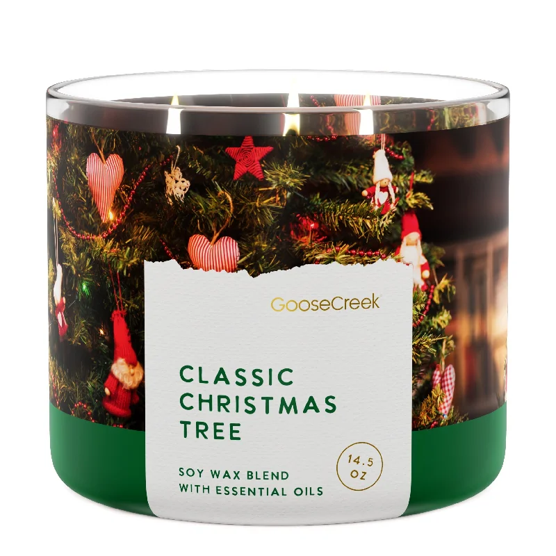 Classic Christmas Tree 3-Wick Candle