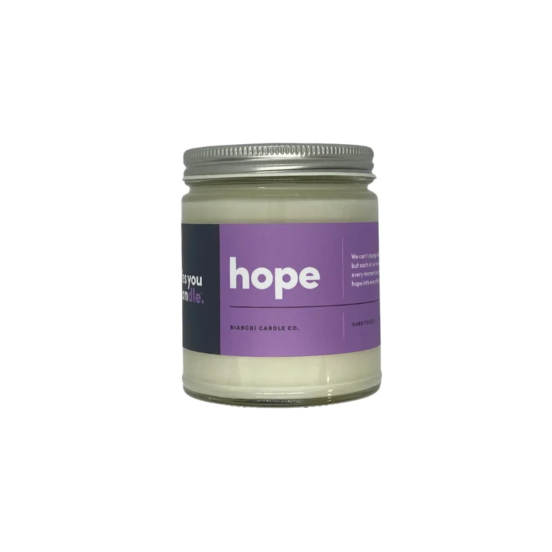 8oz Hope Inspirational Candle