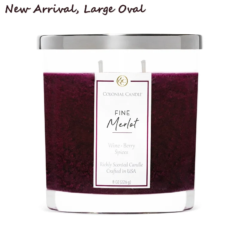 Fine Merlot, Classic Ovals, 8 oz