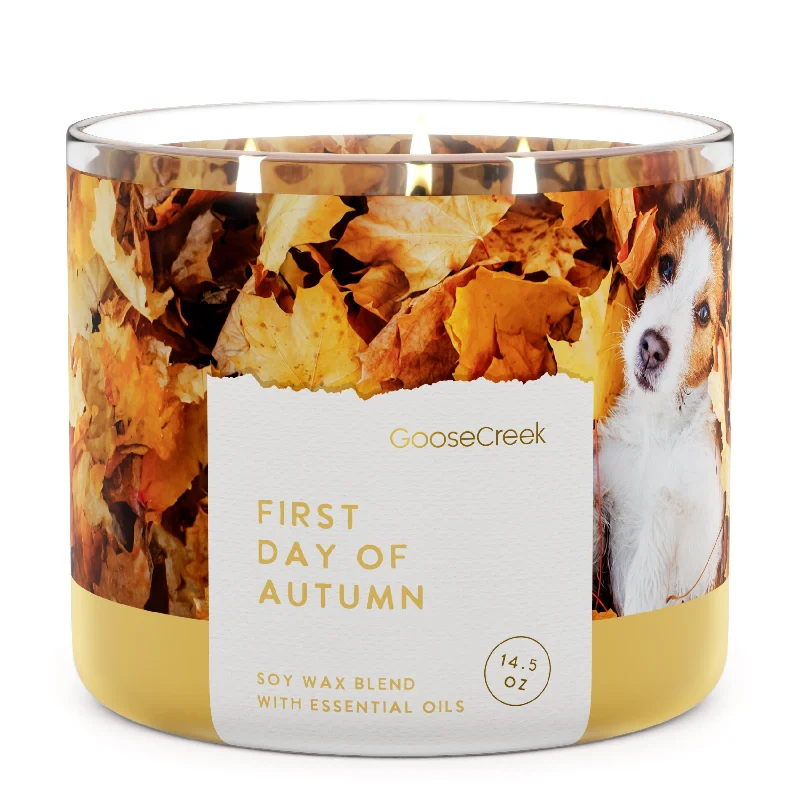 First Day of Autumn 3-Wick Candle