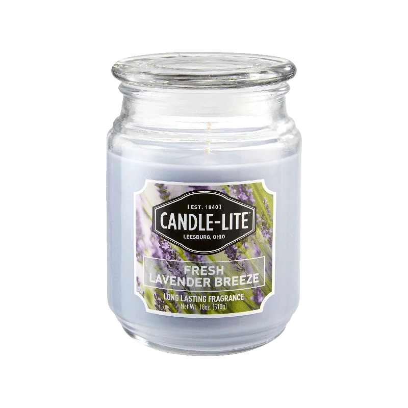 Fresh Lavender Breeze 18oz Jar Candle