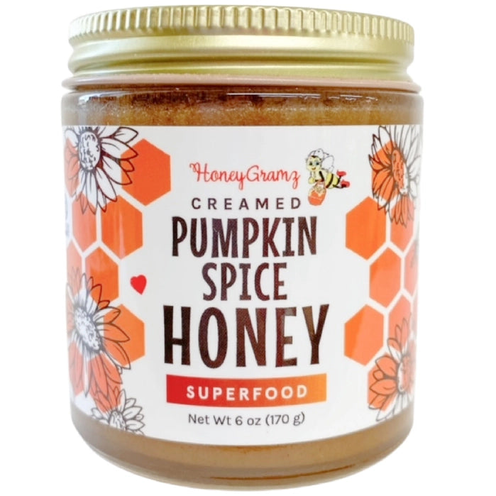 Honey Gramz Creamed Pumpkin Spice Honey - 6 ounces