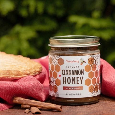 Honey Gramz Creamed Cinnamon Honey - 6 ounce