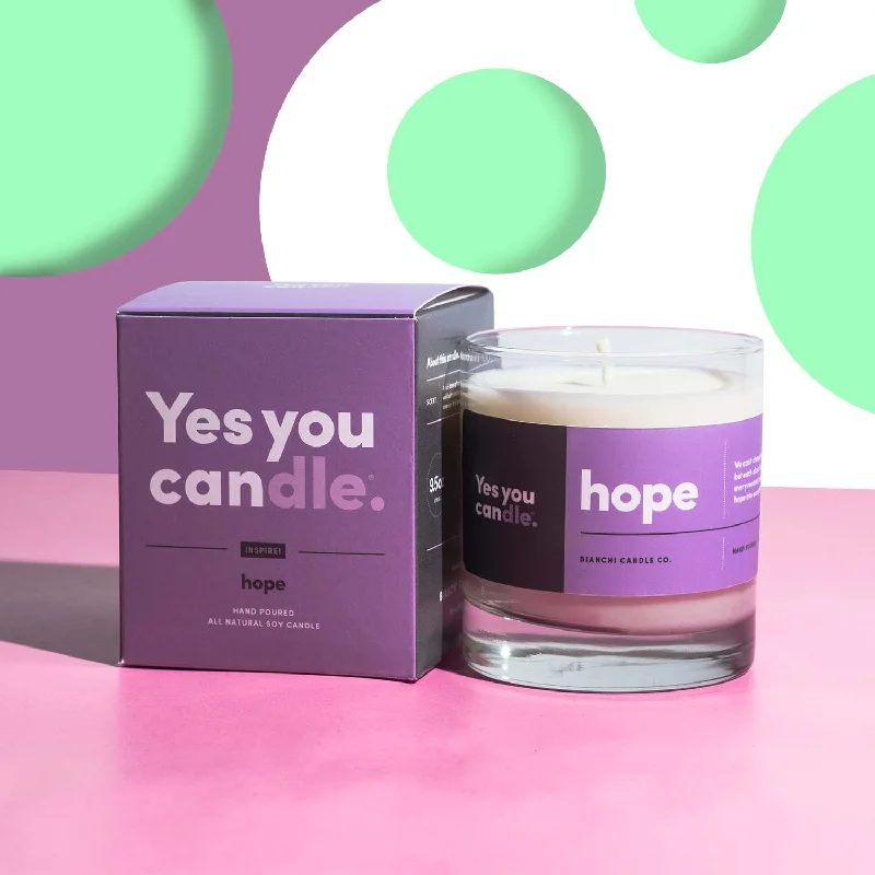 Hope Inspirational Candle