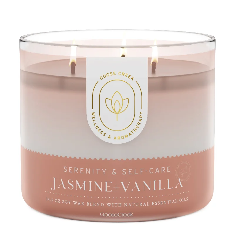 Jasmine & Vanilla Aromatherapy 3-Wick Candle