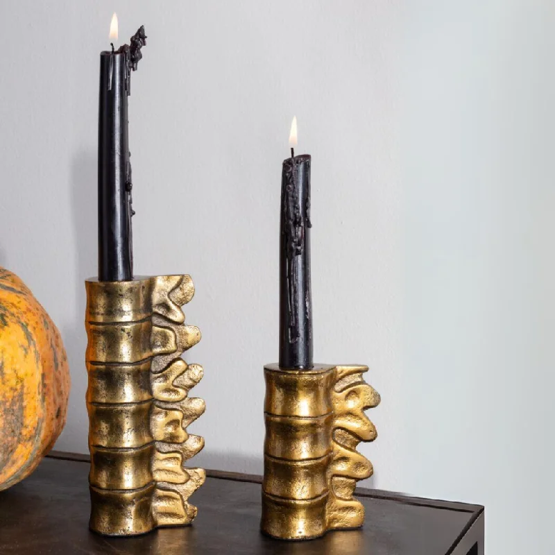 Lumbar Taper Candle Holder