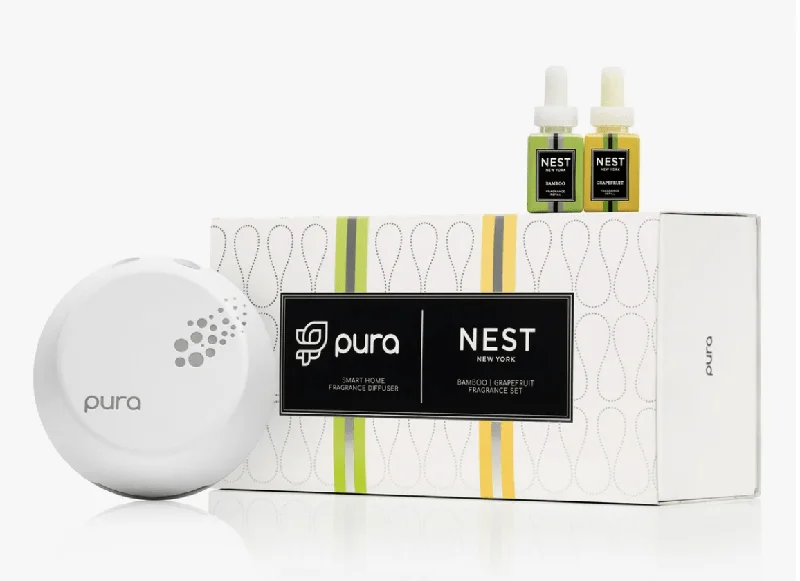 Nest - Pura Smart Home Fragrance Diffuser Set - Bamboo - Grapefruit