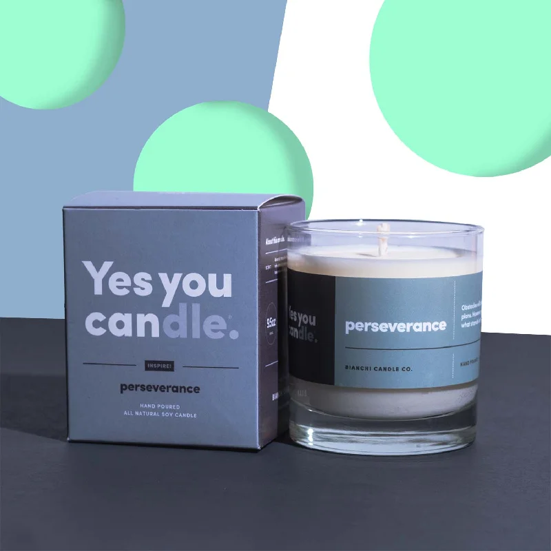 Perseverance Inspirational Candle