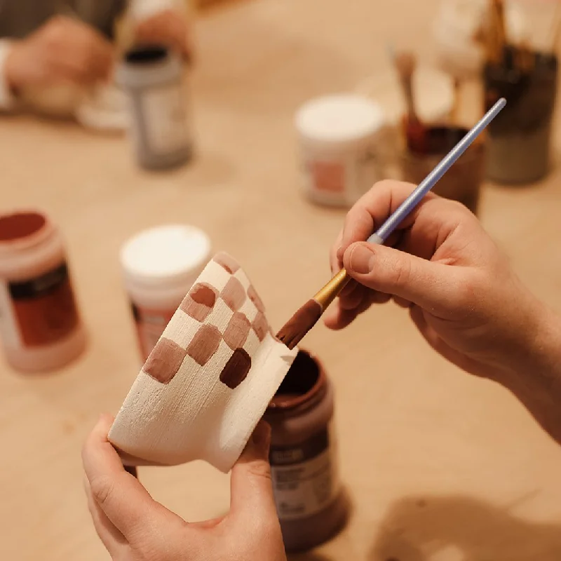 Pottery Painting + Candle Making