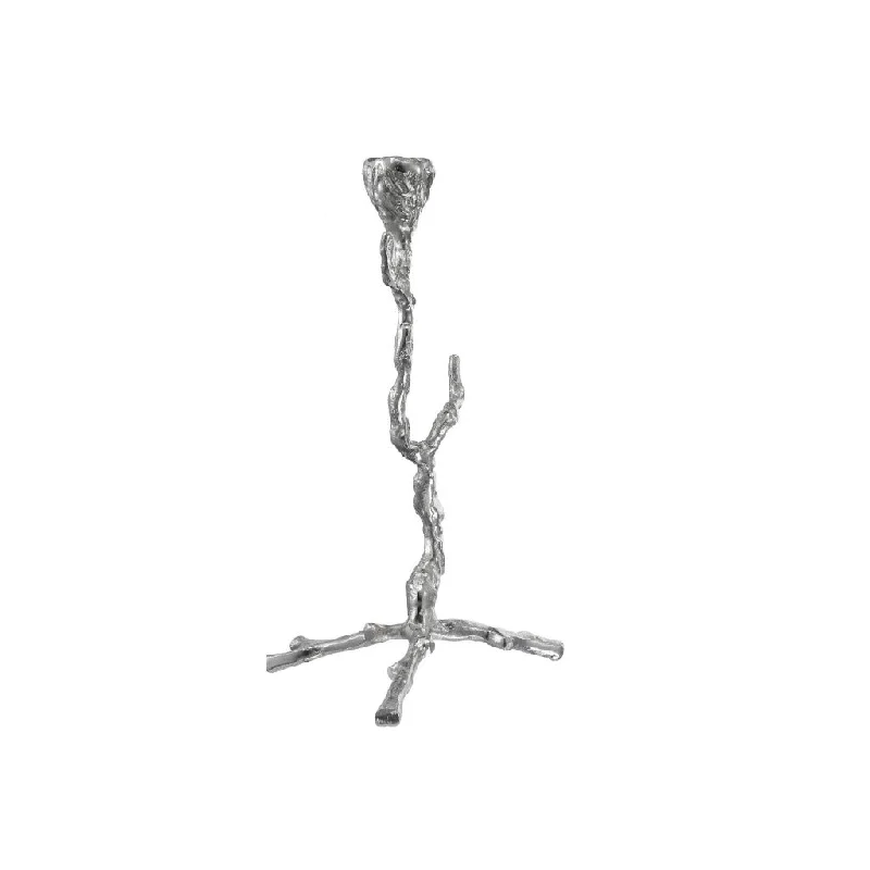 Silver Branch Taper Candle Holder