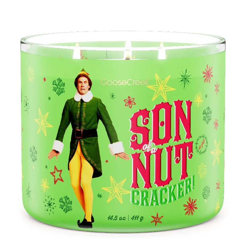 Son of a Nutcracker 3-Wick Elf Candle