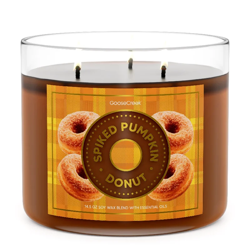 Spiked Pumpkin Donut 3-Wick Candle