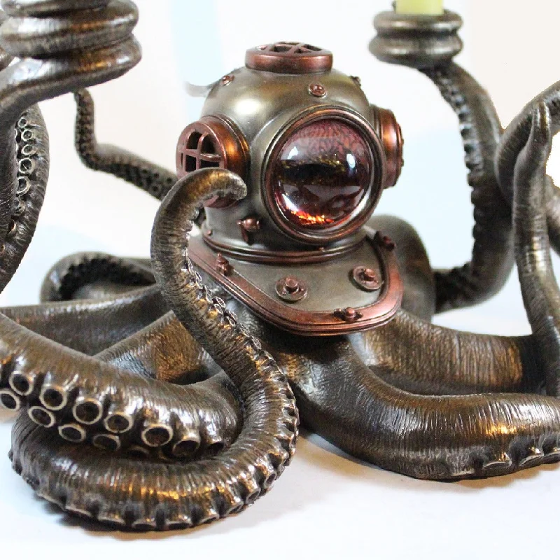 Steampunk Octopus Candelabra