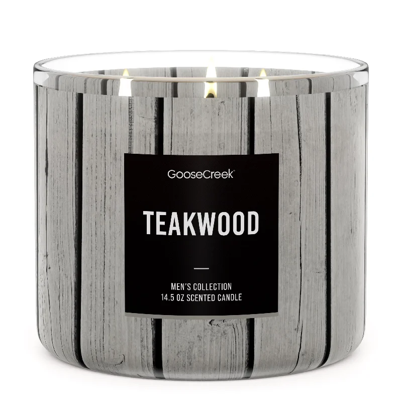 Teakwood 3-Wick Candle