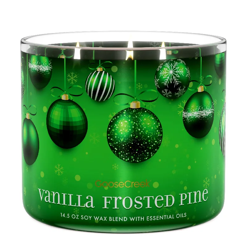 Vanilla Frosted Pine 3-Wick Candle