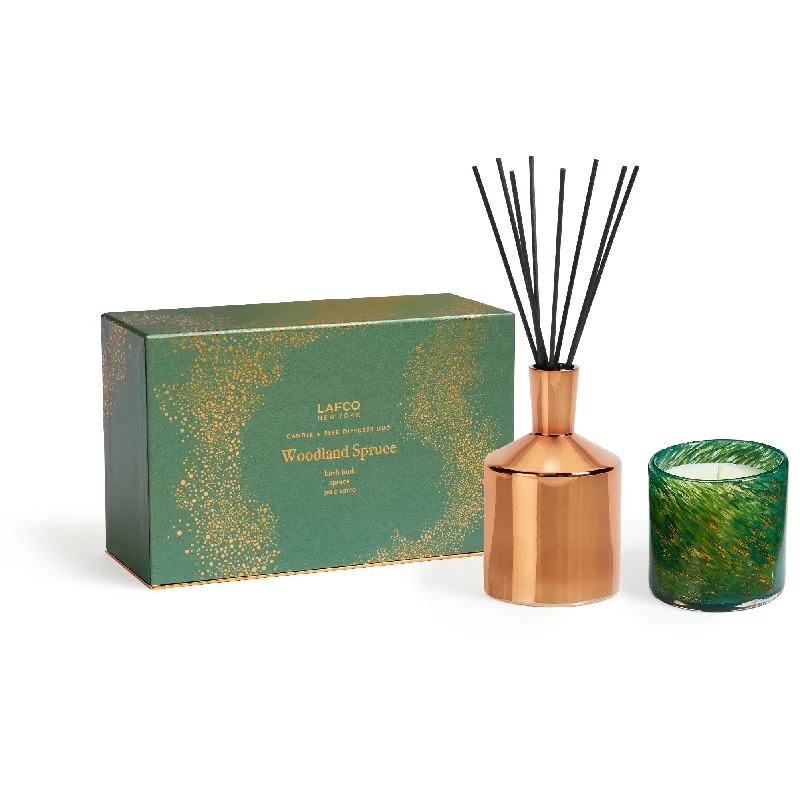 Woodland Spruce Classic Candle & Diffuser Duo