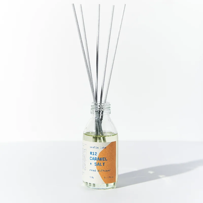 #12 Caramel + Salt, reed diffuser