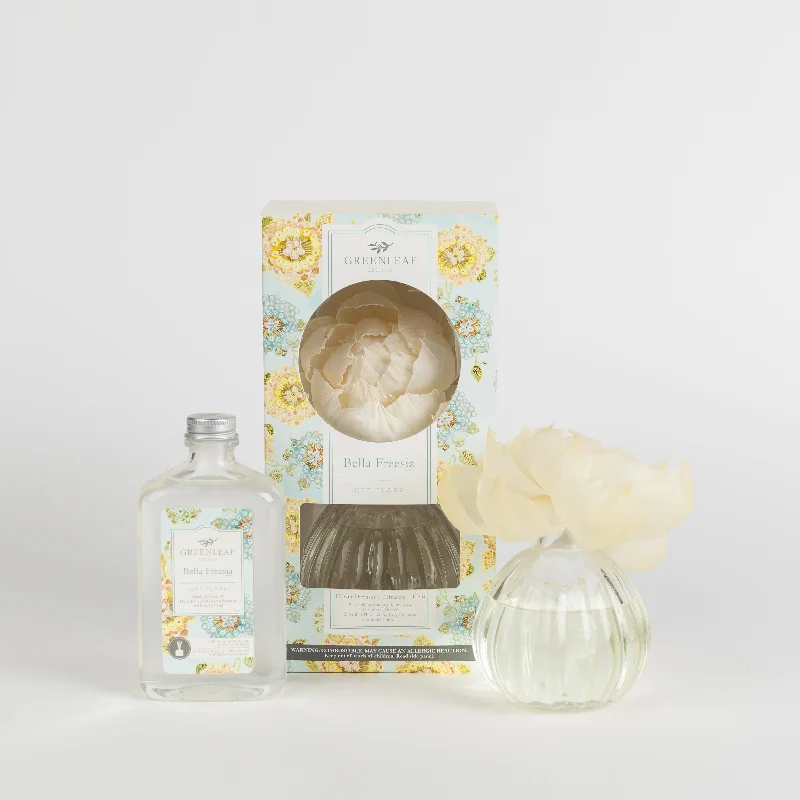 Bella Freesia Flower Diffuser & Fragrance Oil Refill