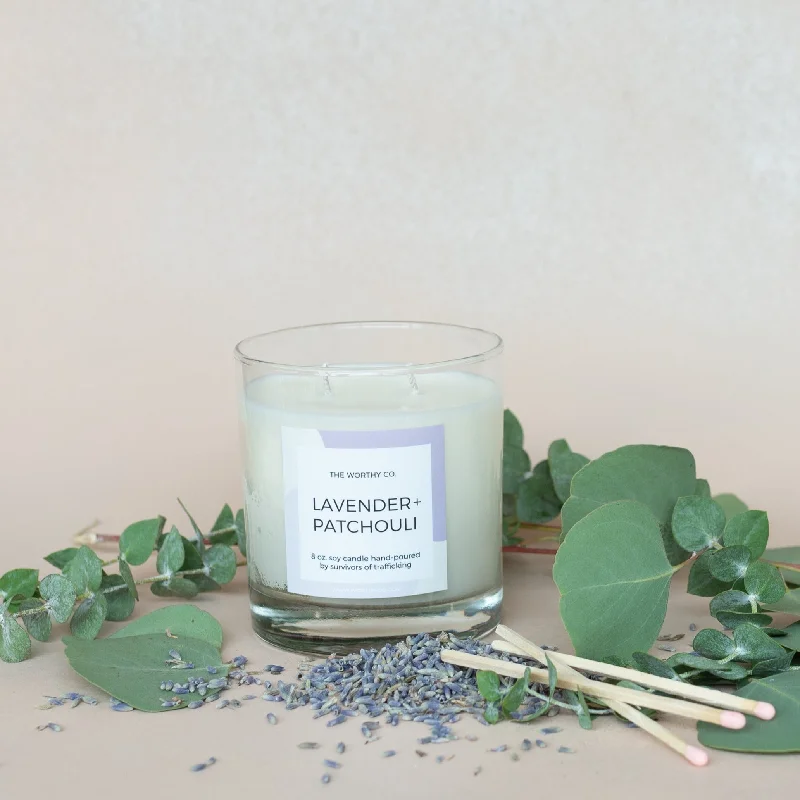 Classic Candle: Lavender + Patchouli