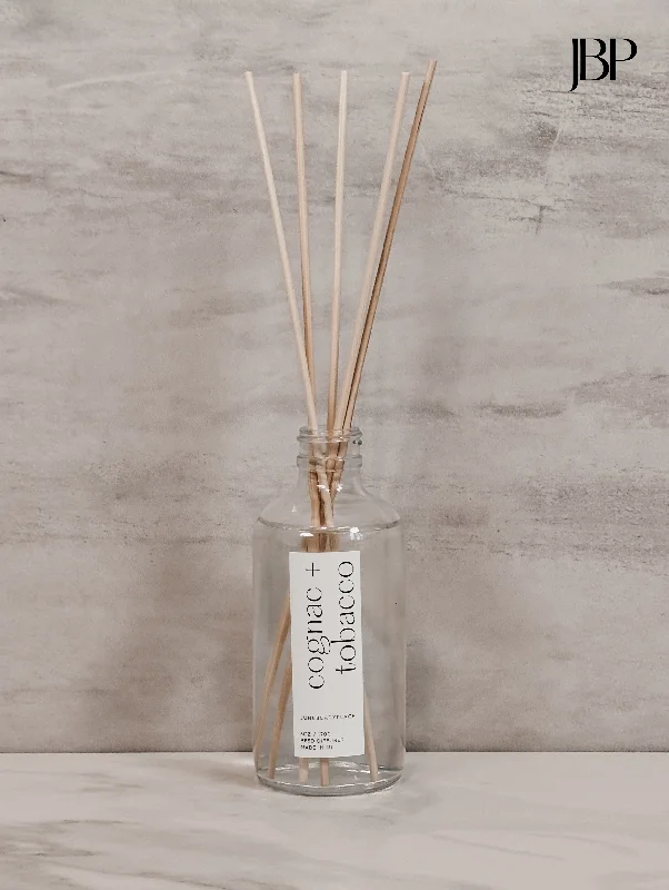 Cognac + Tobacco Reed Diffuser