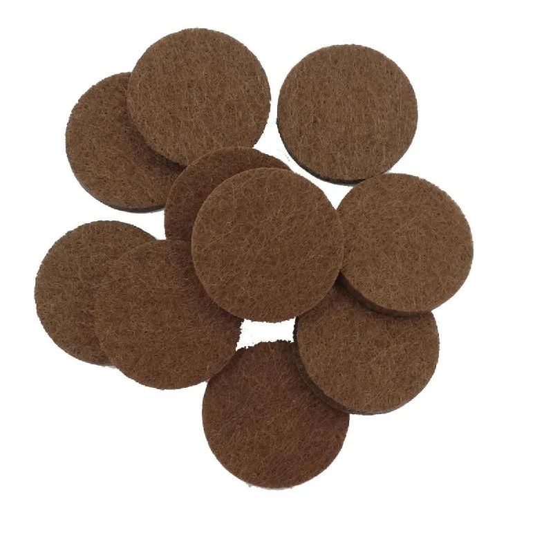 25mm Dark Brown Replacement Pads (Pack of 10)