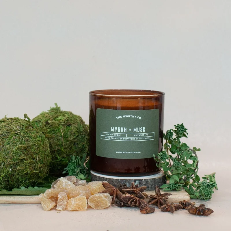 Ember Candle: Myrrh + Musk