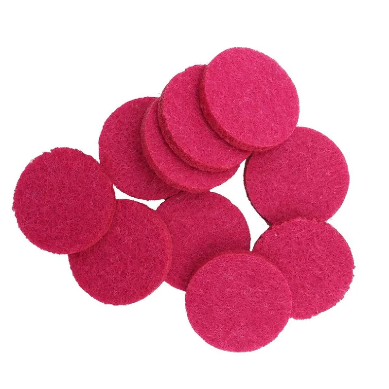 25mm Fuchsia Replacement Pads (Pack of 10)