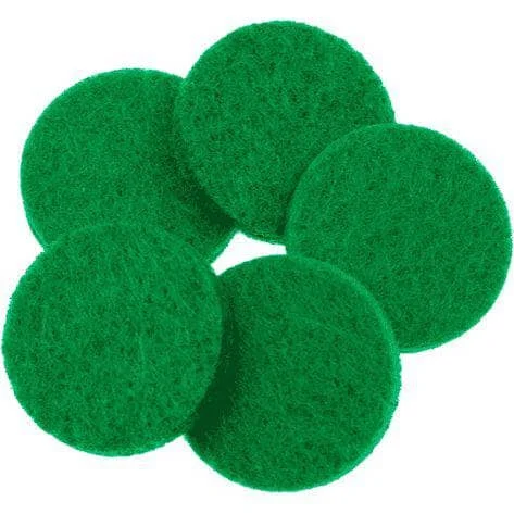 25mm Green Replacement Pads (Pack of 10)