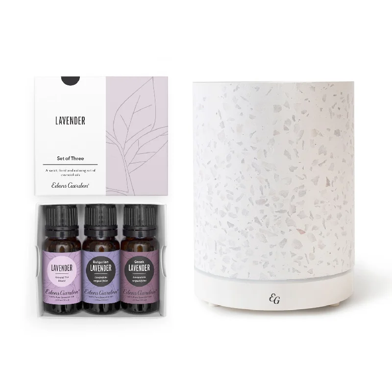 Lavender 3 Set & Terrazzo Diffuser