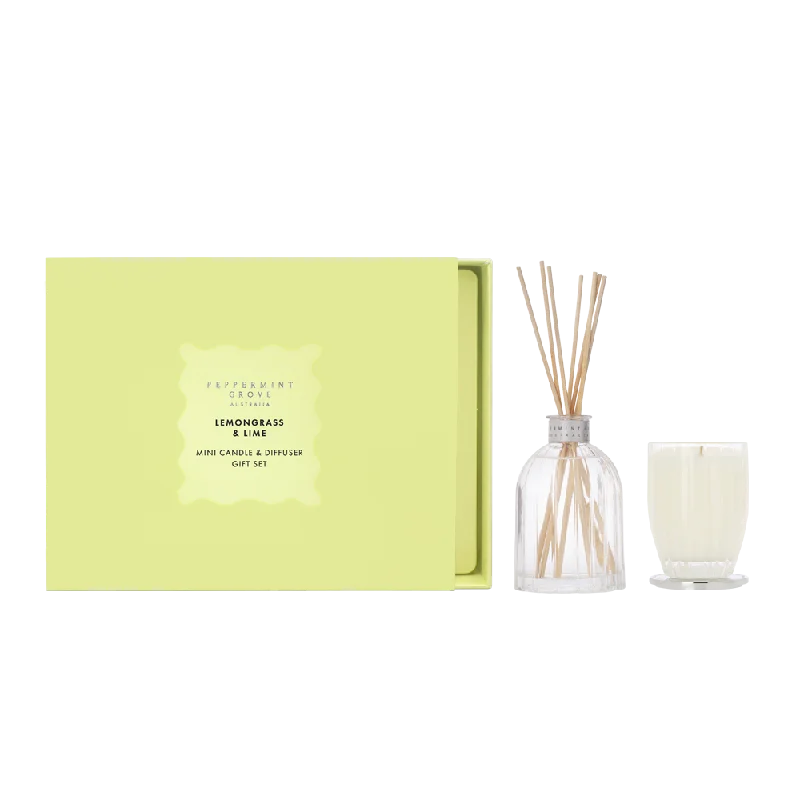 Lemongrass & Lime Candle & Diffuser Gift Set