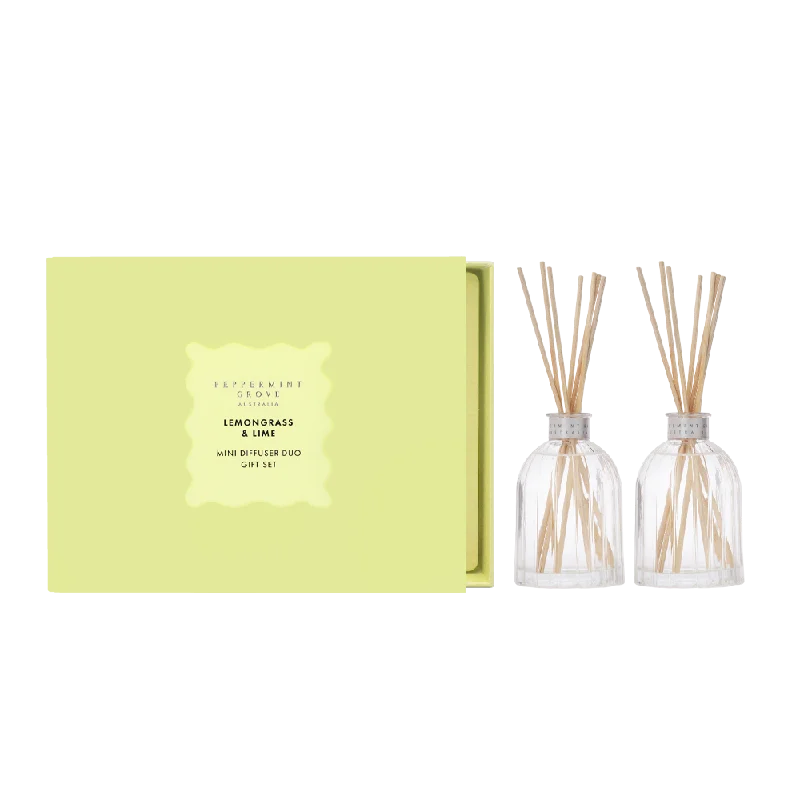 Lemongrass & Lime Diffuser Duo Gift Set