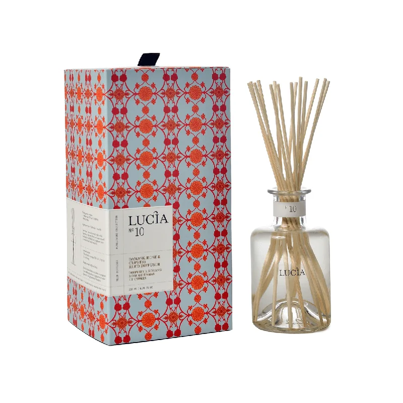 N°10 Damask Rose & Cypress Reed Diffuser