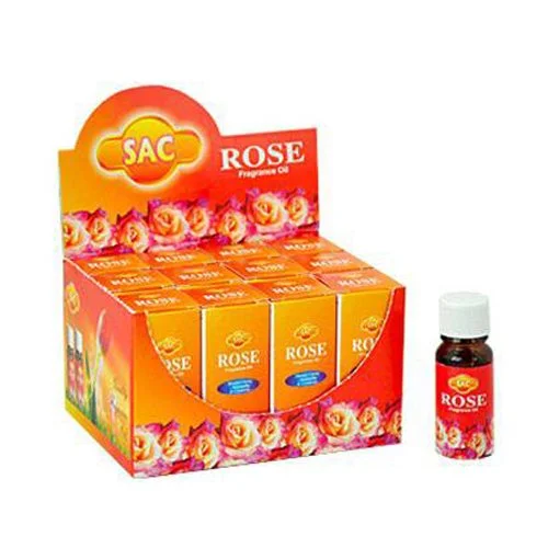 Sac Rose Aroma Oil - 10ml (1/3 Fl. Oz), Set of 3