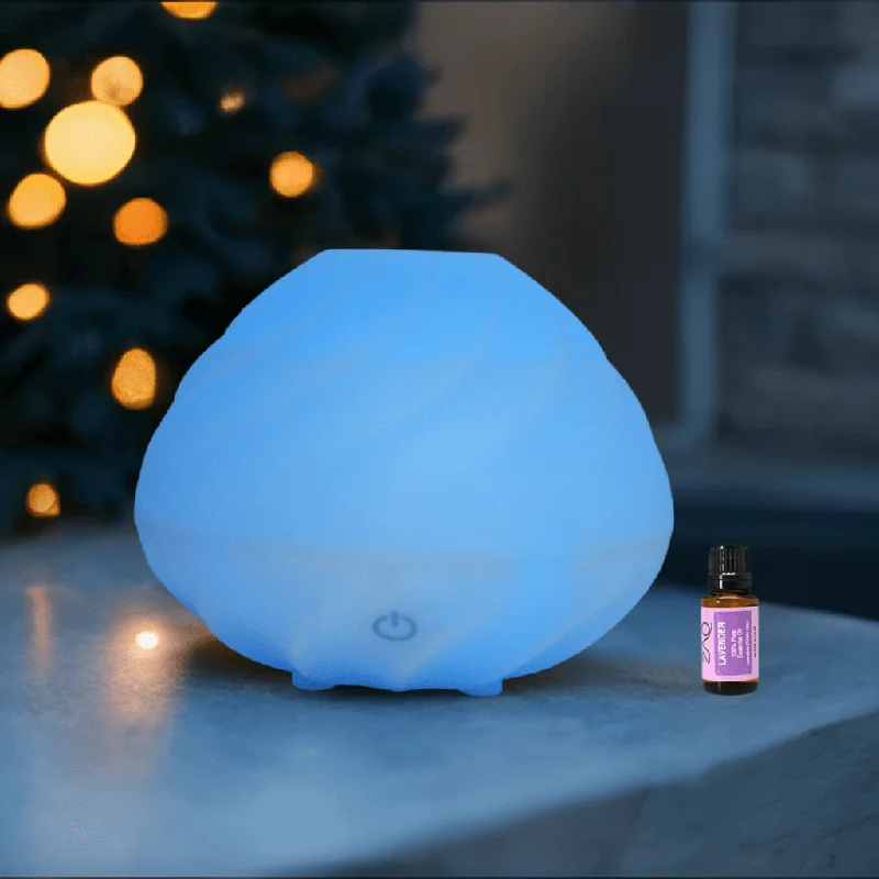 Swirl Aromatherapy Essential Oil Diffuser with Lavender Pure Essential Oil