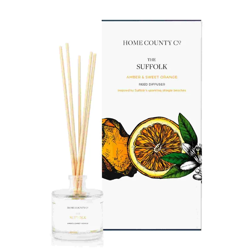 The Suffolk - Amber and Sweet Orange Reed Diffuser