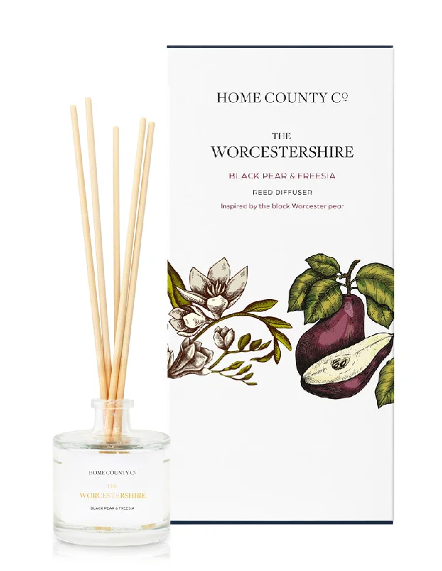 The Worcestershire - Black Pear and Freesia Reed Diffuser